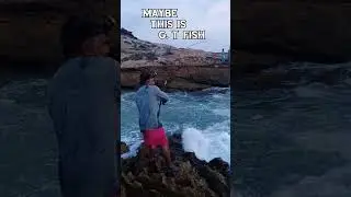 [Surf Casting] Video [ Mubarak Village] Beach With [English subtitles ]