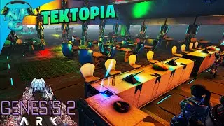 ARK Genesis 2 - The EPIC Build of Tektopia the Underground Tek City! E8