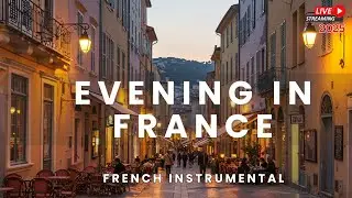 Evening Glow in Old France &ndash; Calm Instrumental Music with Sunset City Views 4K