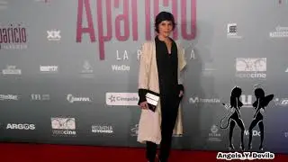 Ximena Ayala. Alfombra Roja Las Aparicio La Pel&iacute;cula, Plaza Universidad.