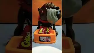 mad dog and his chooey choco candies 🧁🍭 part885#short #satisfying