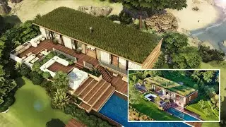 Real To Sims - MODERN ECO HOUSE │ The Sims 4 Construção