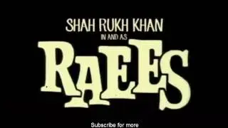 Raees  official trailer