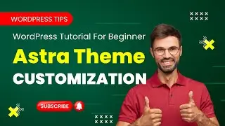 WordPress Astra Theme Customization || Full Bangla Tutorial || Creative Webdesign