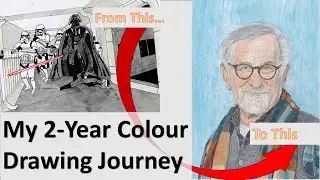 From Cartoonish Darth Vader to Realistic Icons - My Art Journey So Far