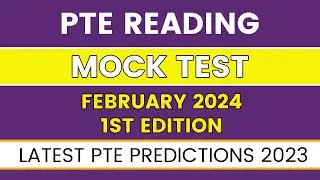 PTE Reading Mock Test with Sample Answers | February 2024 | Real Exam Questions | Ambition Abroad