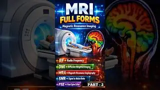 MRI Full Forms  Advance Level (part - 2) #shorts #education