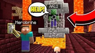 HEROBRINE TRAPPED ME IN MINECRAFT POCKET EDITION!