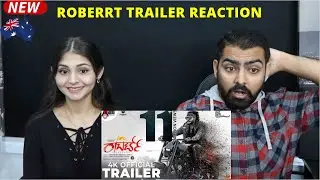 ROBERRT OFFICIAL TRAILER REACTION | Challenging Star Darshan | Robert Trailer review by Foreigners