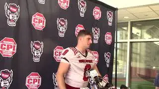 NC State LB Cian Slone previews ECU, talks progress in fall camp