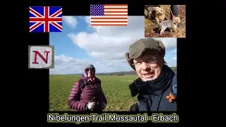 Hiking the Nibelungen Trail from Mossautal to Erbach in the Odenwald, Germany