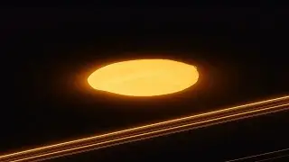 Super high power Telescope footage Rings of Saturn