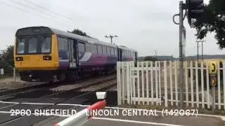 *NO COMMENTARY* Rushey Sidings Level Crossing (19/08/2016)