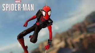 Spider-Man PC - Spider-Verse Spider-Punk Suit MOD Free Roam Gameplay!