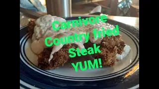 Super Easy and Delicious Carnivore Country Fried Steak