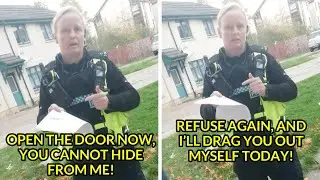 Police Harassment Caught on Camera | Man Refuses to Open Door | Know Your Rights