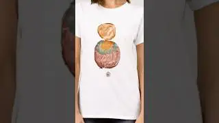 How to Create T Shirt Abstract Art #abstractpainting #abstractart #shortvideo #tshirtprinting