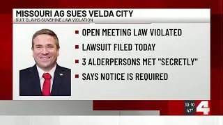 Missouri AG sues Velda City for alleged Sunshine Law violation