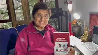 Dr. Kiran Bedi on her New Book Fearless Governance | #EFFECTIVEGOVERNANCE