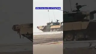 Танки Arjun Mk.I индийской армии на полигоне!