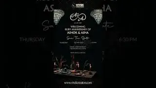 Gatsby theme 40th Anniversary Invitations | Design #anniversaryinvitevideo #graphicdesign #invite