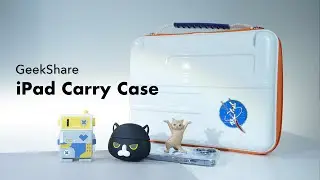 GeekShare iPad Carry Case Unboxing + 2 Cute AirPods Cases