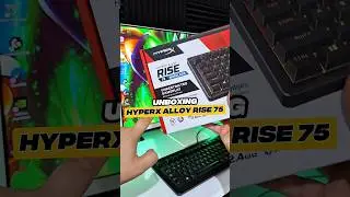 TECLADO HYPERX ALLOY RISE 75 🔥😎 Unboxing Express #hyperx
