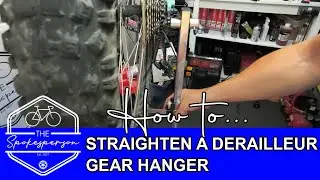 How to straighten a derailleur gear hanger