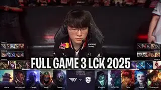 NS vs T1 GAME 3 LCK SUMMER 2025 W14D3 | NONGSHIM vs T1 G3 LCK 2025