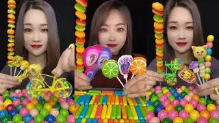 Sweet Candy Snacks P326 🍭🌈🍫🎉#sweet #candy #snacks #asmr #mukbanging #usa #newyorkcity