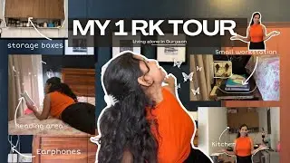 Room Tour 1 RK | Cost of Living Alone in Gurgaon
