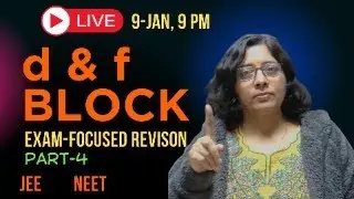 d & f Block = Scoring Chapter | Part 4 LIVE | Class 12 Chemistry