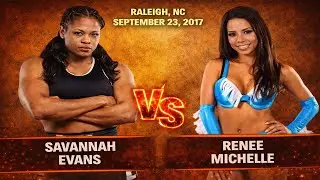 Savannah Evans vs. Renee Michelle: Women's Wrestling at Big Time Wrestling. Raleigh, NC (2017) WWE