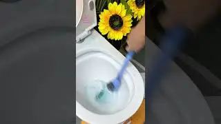 The liquid can be discharged when pressed #toiletbrush #cleaningbrush