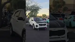 Нелепая встреча автолюбителей в Аризоне #ricer #cringe #carmeet #cars #carcommunity #kia