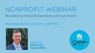 Streamlining Nonprofit Operations with Automation