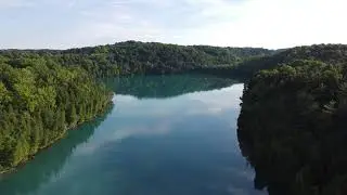 Green Lakes State Park drone video