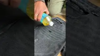 How to Remove Grease Stains Without Washing❓ #adviсe #lifehack