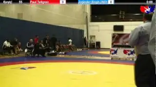 2012 Kiki Cup 55: Paul Tellgren (USA #2) vs. Joginder Singh (IND) (INTL)