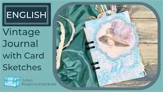 Vintage Journal Using Card Sketches from #KendrasCardChallenge15