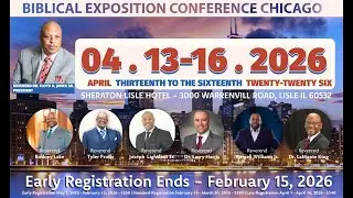 2026 APRIL Biblical Expositional Conference of Chicago Invitation