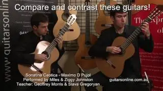 Alhambra Luthier GUitar, Models M&ML 650 scale versus Luthier M&M  660 scale