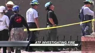 ATF Agents Assess Hazard Fire Scene Prior to Fire Investigation