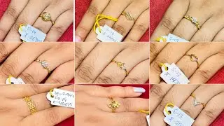 Gold Ring designs for Women 1 gram/Gold ring designs for womens with price /Diamond Ring Designs |