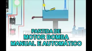 Partida de Motor Bomba Manual e Automático