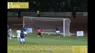 Lobos BUAP vs Cruz Azul 0-2 Copa MX 2013