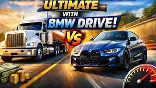 Truck simulator Ultimate With BMW Car Driving #games #shortsfeed #explorepage #viralgames #trending