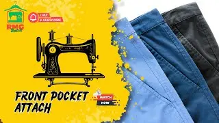 Front Pocket Attach Process in Garments | Sewing Operation Tutorial