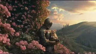 Cat Holding Knight | &ldquo;Cat and Knight&rdquo; (Rainy) | Melodic Medieval Fantasy Music for Relaxation