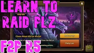 Beginner Rift Raid Level 5! Summoners War